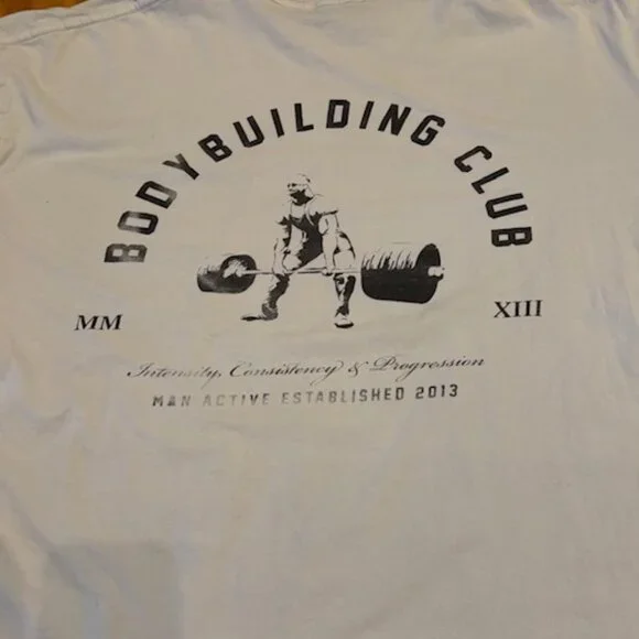 Men's BoohooMan White Graphic (Back) T-Shirt - Oversized - M - Picture 4 of 4